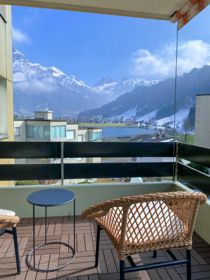 Wunderstay Alpine 203 Chic Studio With Balcony, Mountain And Lake View Engelberg Extérieur photo