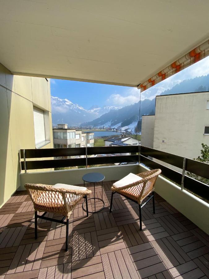 Wunderstay Alpine 203 Chic Studio With Balcony, Mountain And Lake View Engelberg Extérieur photo